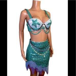 Reversed!!! Do not buy Trashy lingerie sequin mermaid sea siren goddess costume